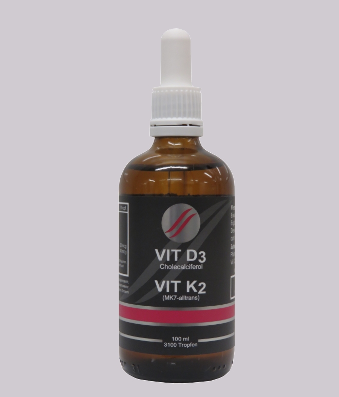 Vit D3 + Vit K2 (MK7-alltrans) 100 ml